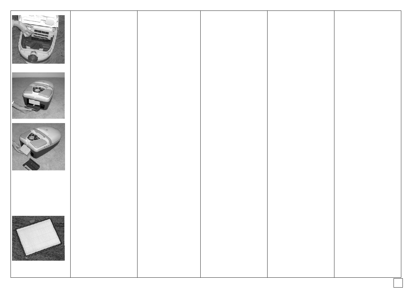 Aria p.9, Filtro hepa, Standard nella versione platinum) | Lindhaus Aria Red - Elite Multifunction Vacuum Cleaners User Manual | Page 9 / 16