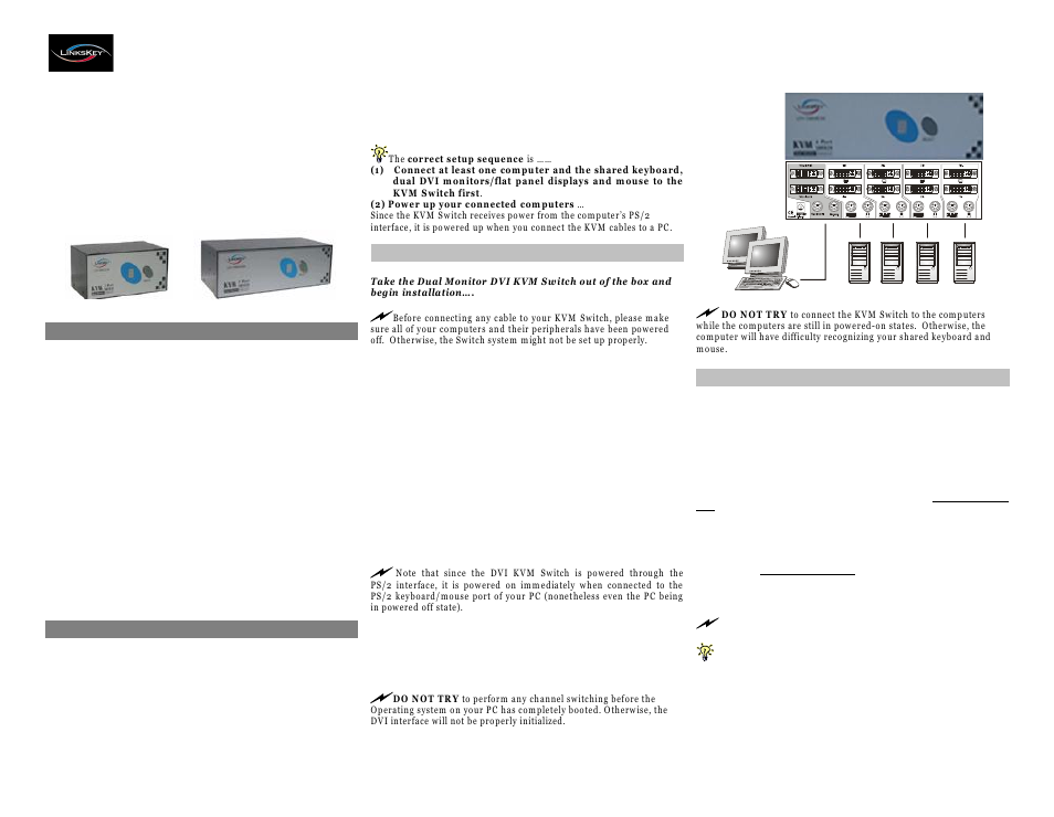 Linkskey LDV-DM02ESK User Manual | 2 pages