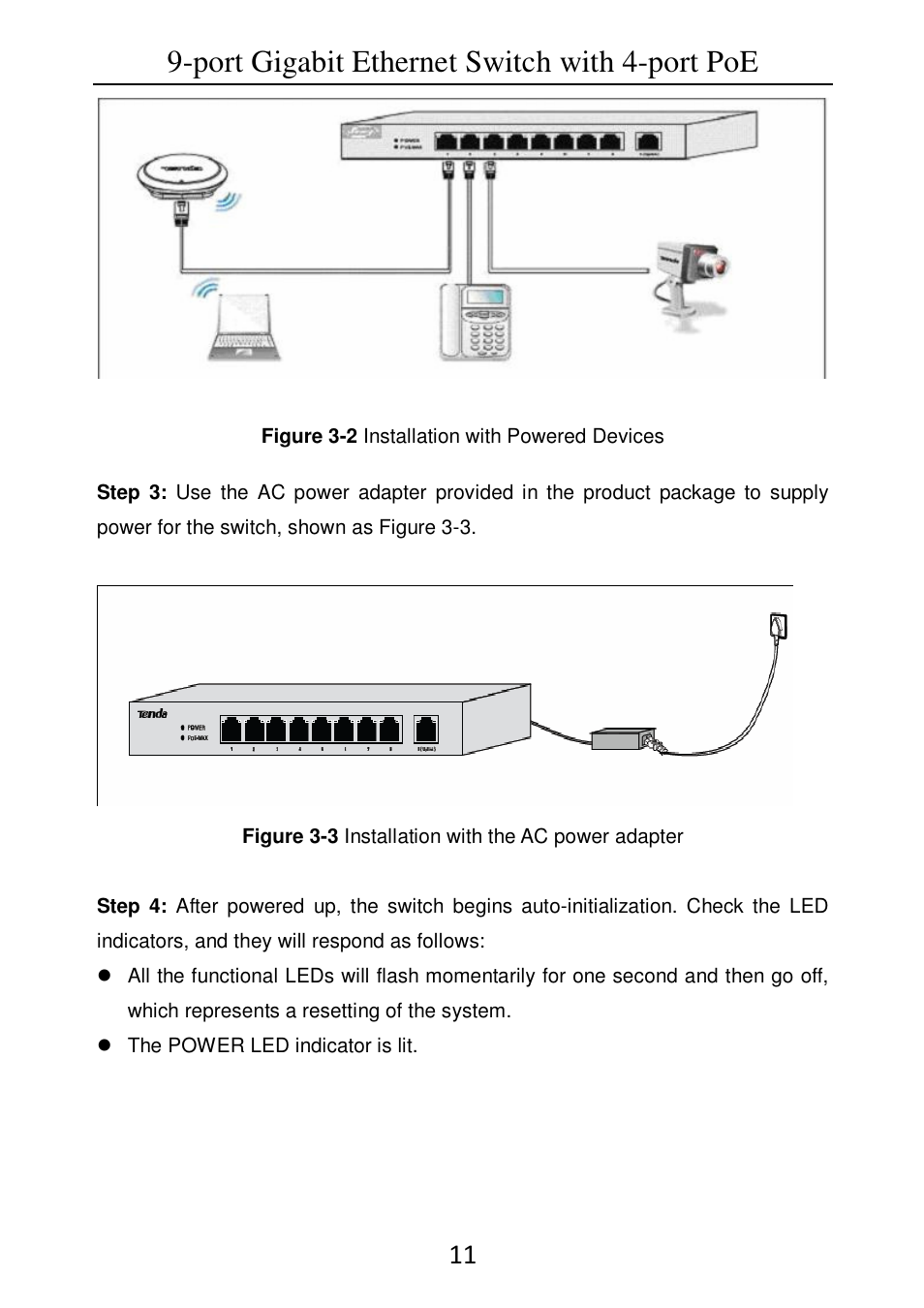 Port gigabit ethernet switch with 4-port poe | Linkskey LKS-SG9P4 User Manual | Page 13 / 15