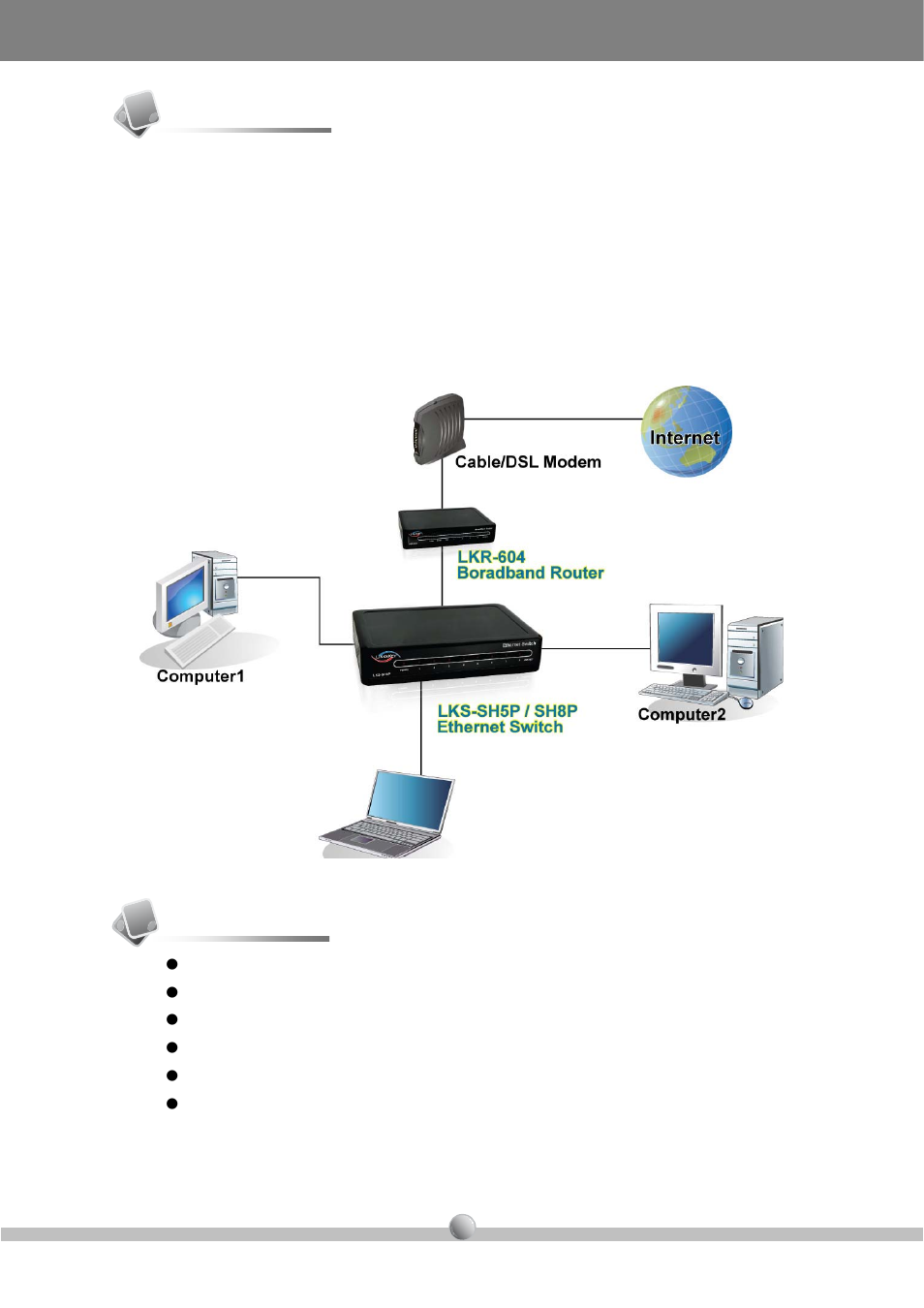 Introduction, Features | Linkskey LKS-SH8P User Manual | Page 2 / 7