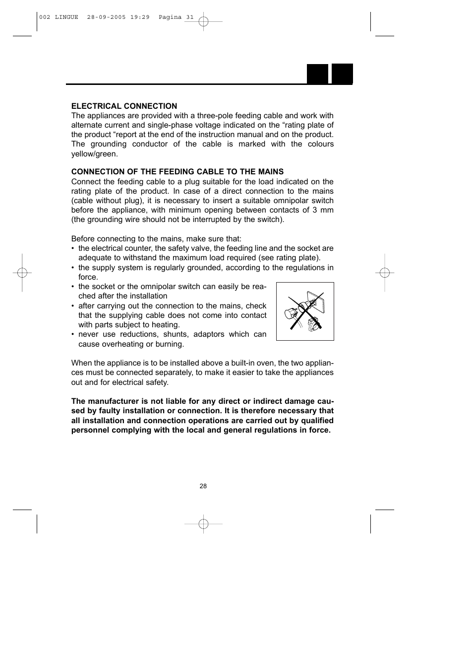 Instructions for installation, Ie gb | CDA HCG450 User Manual | Page 10 / 15