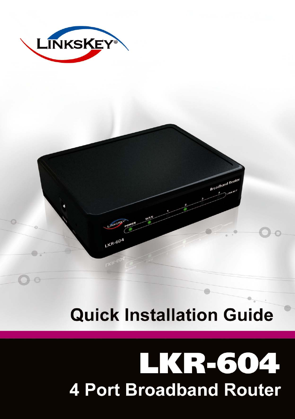 Linkskey LKR-604 User Manual | 8 pages