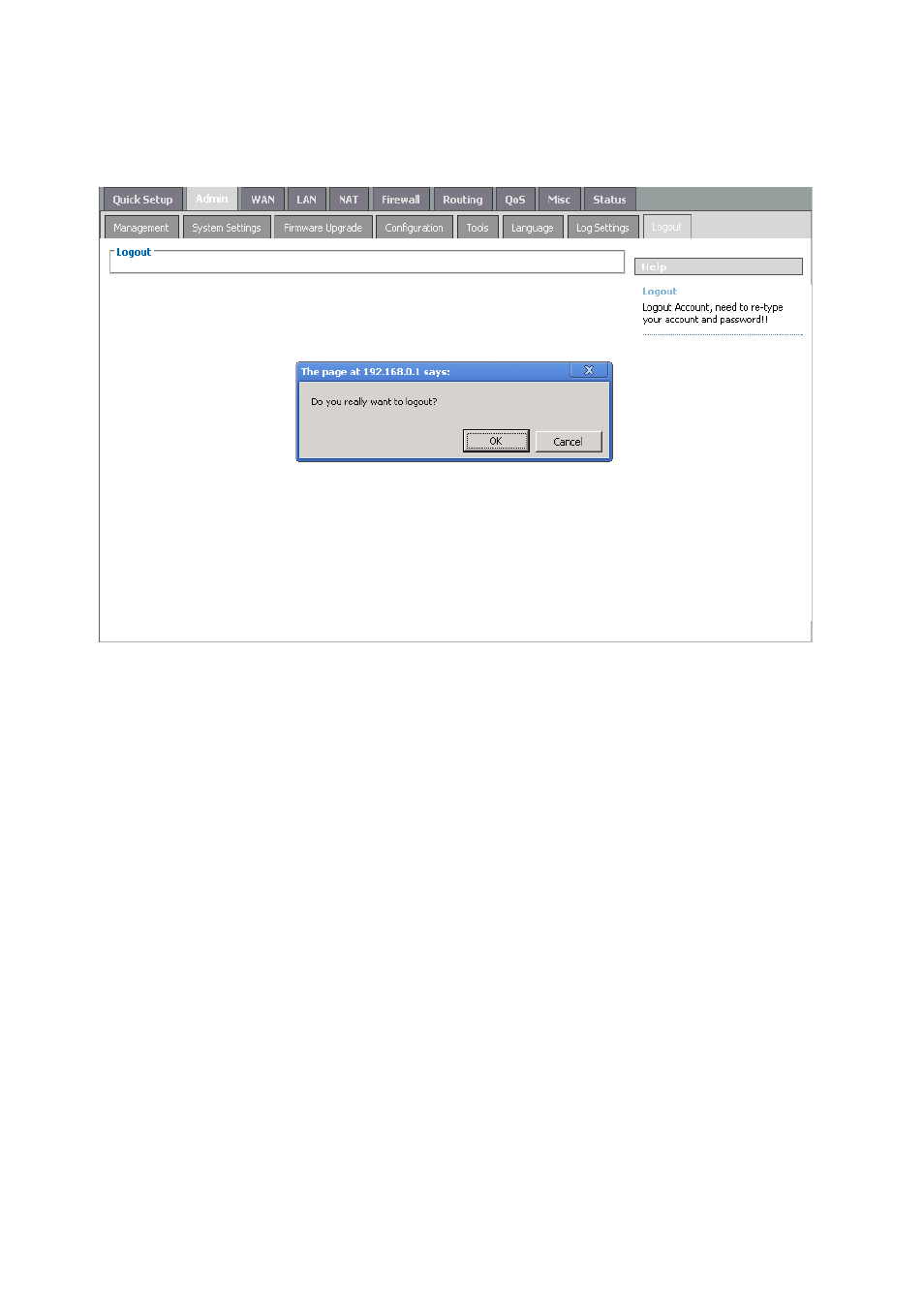 Logout | Linkskey LKR-604 User Manual | Page 16 / 35