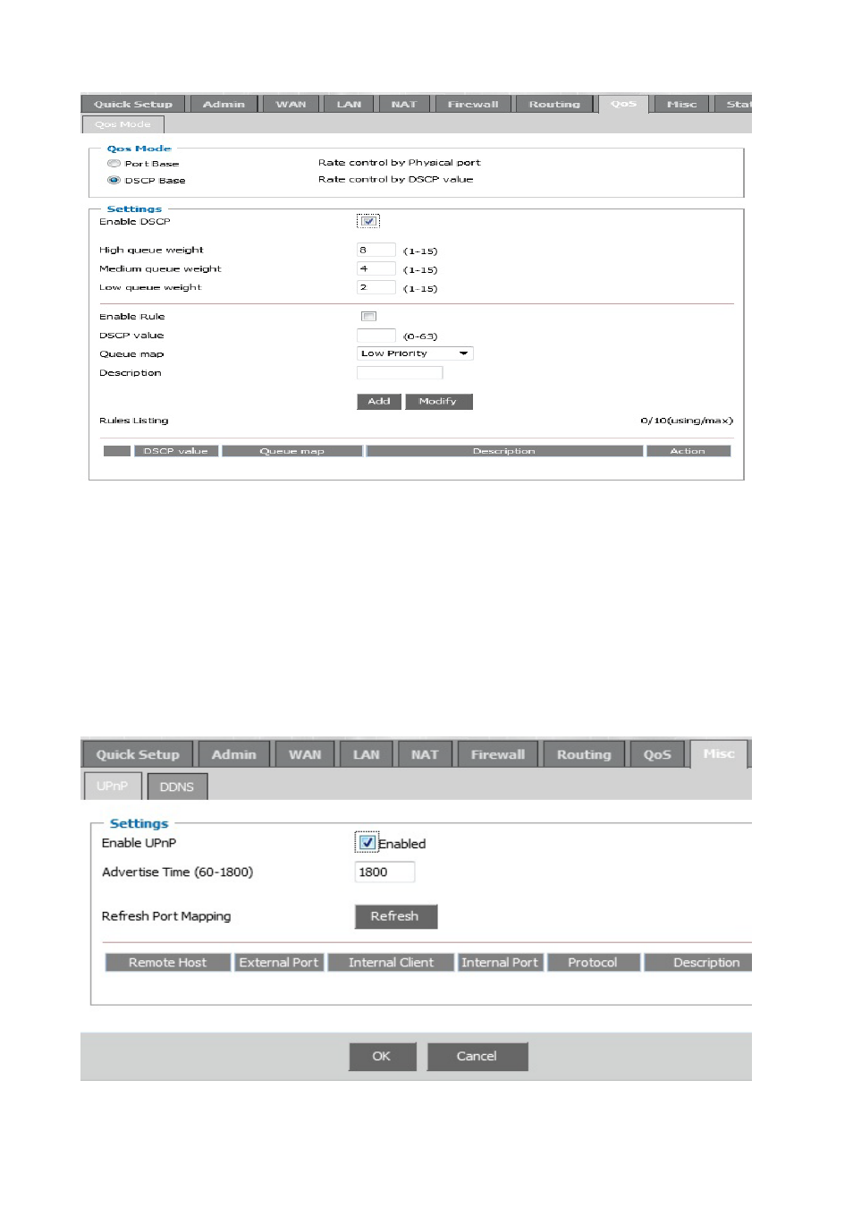 Misc, Upnp | Linkskey LKR-604 User Manual | Page 32 / 35