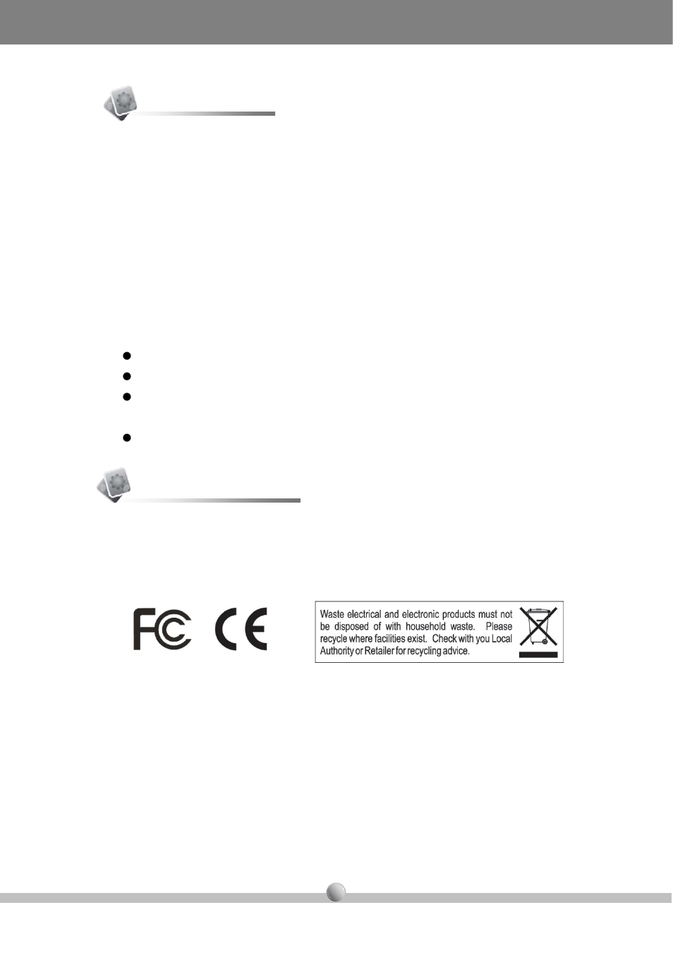 Fcc warning, Ce mark warning | Linkskey LKS-SG16R User Manual | Page 6 / 7