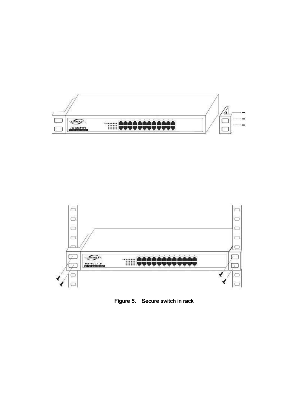 Chapter 3 connect switch to a terminal | Linkskey LKS-SG2419 User Manual | Page 7 / 11