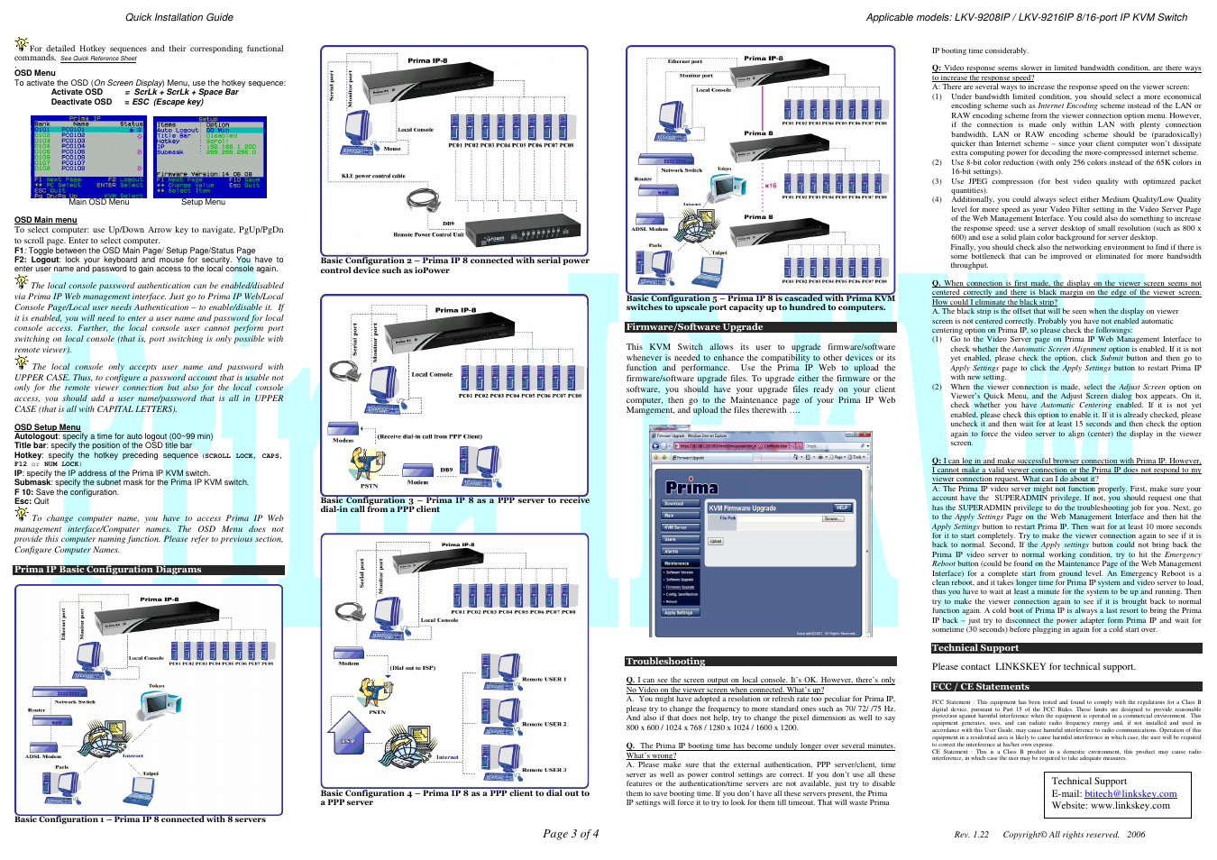 Linkskey LKV-9208 User Manual | Page 3 / 4