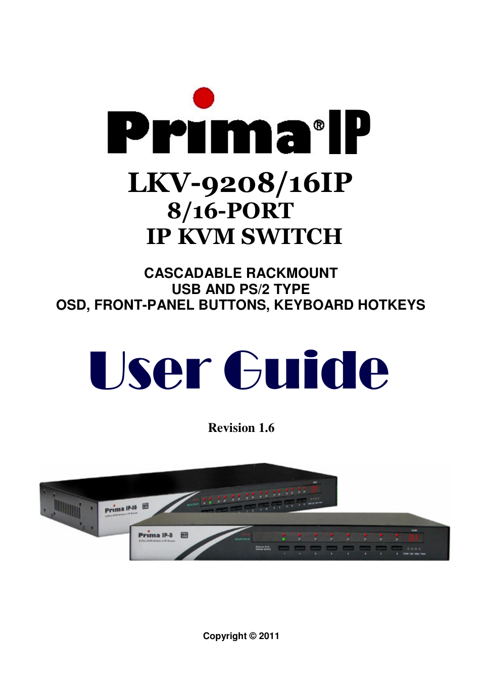 Linkskey LKV-9208IP User Manual | 111 pages