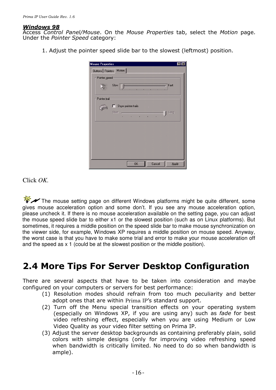 4 more tips for server desktop configuration | Linkskey LKV-9208IP User Manual | Page 20 / 111