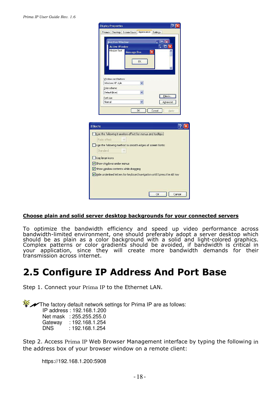 5 configure ip address and port base | Linkskey LKV-9208IP User Manual | Page 22 / 111
