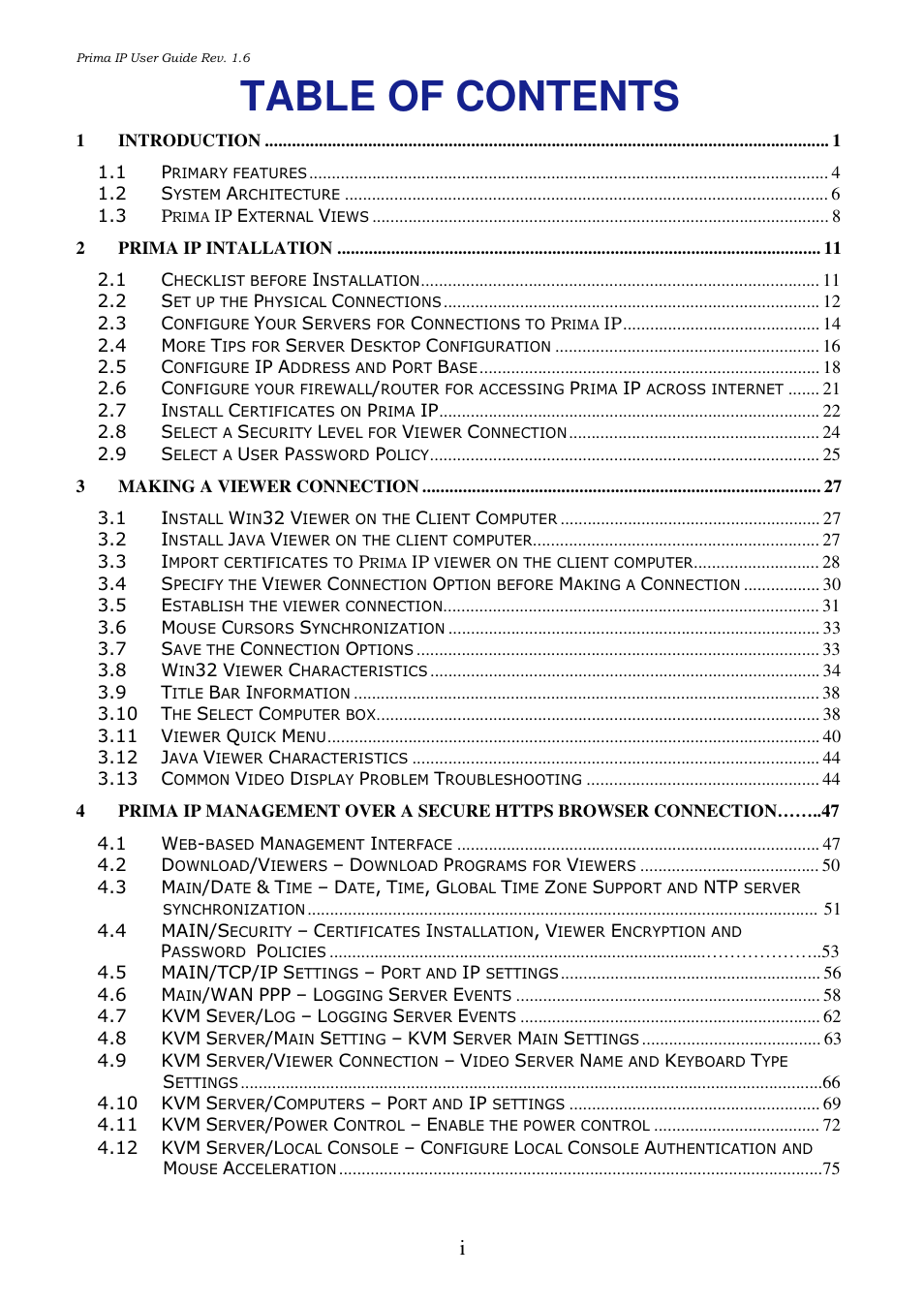 Linkskey LKV-9208IP User Manual | Page 3 / 111