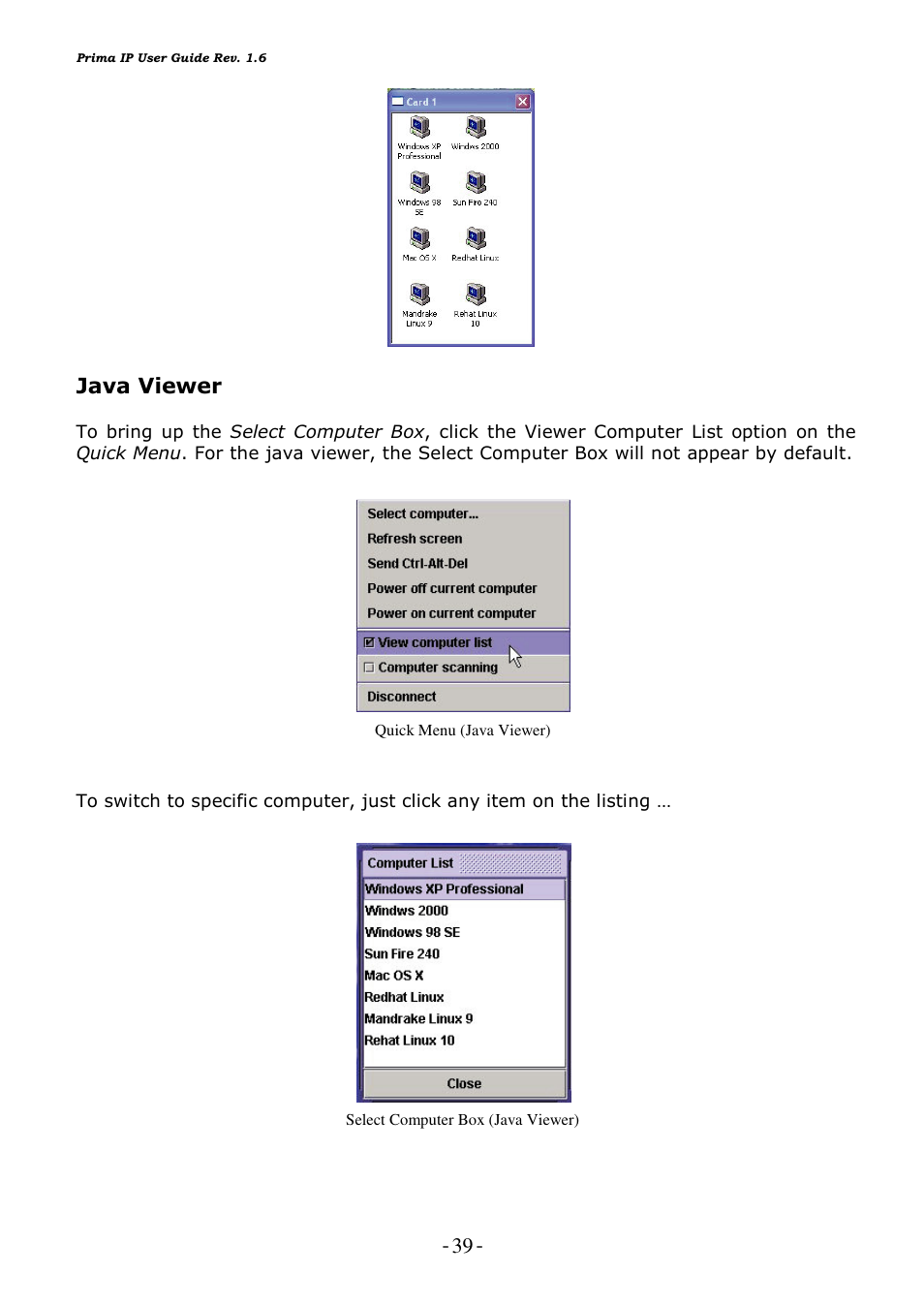 Java viewer | Linkskey LKV-9208IP User Manual | Page 43 / 111