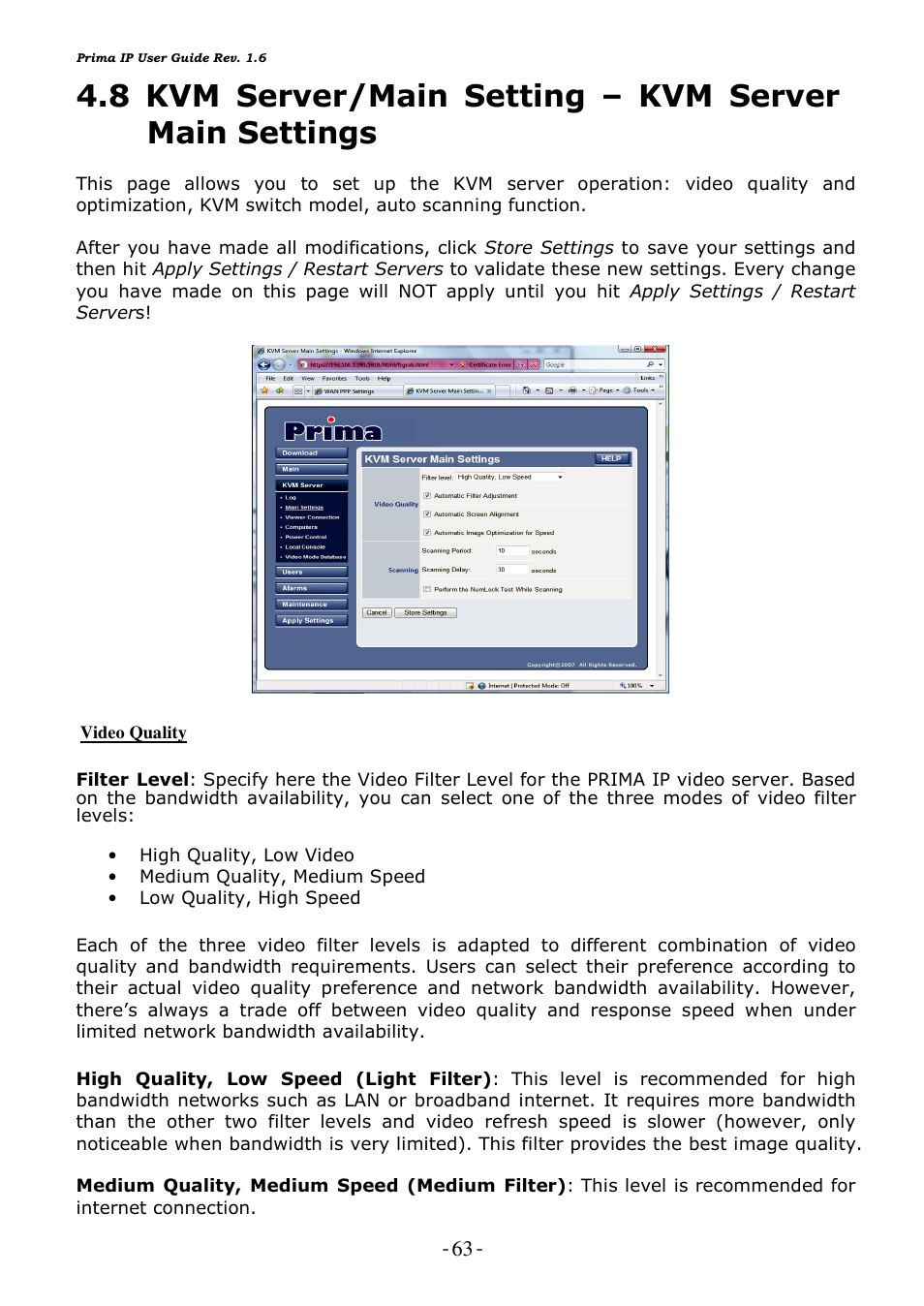 Linkskey LKV-9208IP User Manual | Page 67 / 111