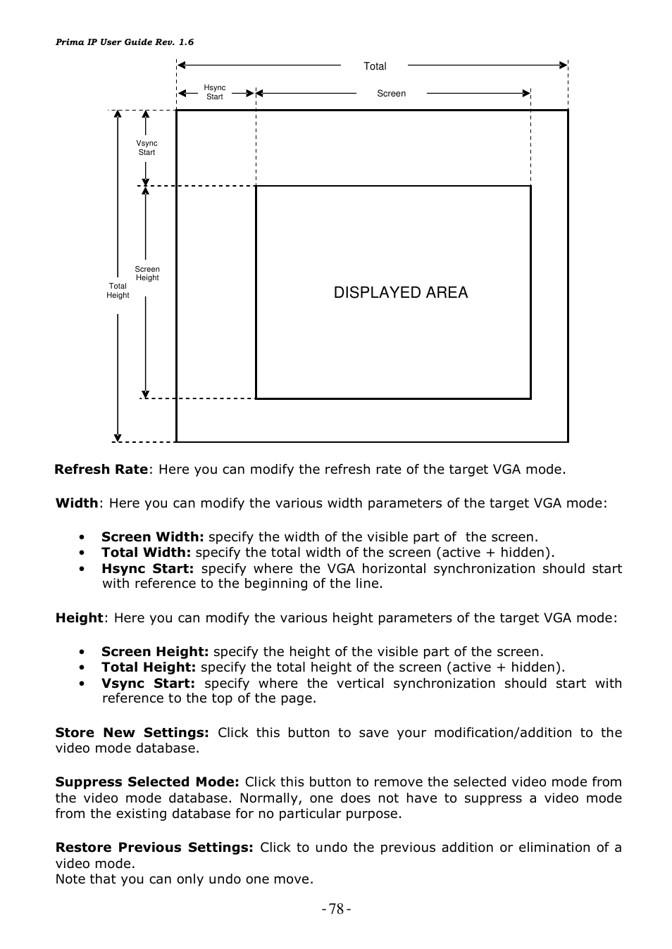 Displayed area | Linkskey LKV-9208IP User Manual | Page 82 / 111