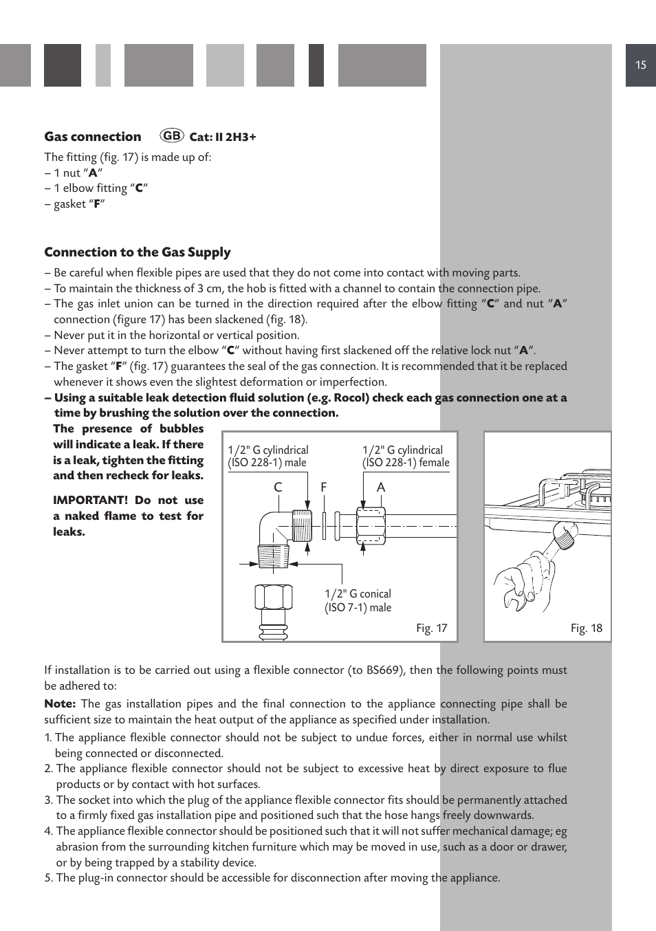 CDA HCG 931 User Manual | Page 15 / 20