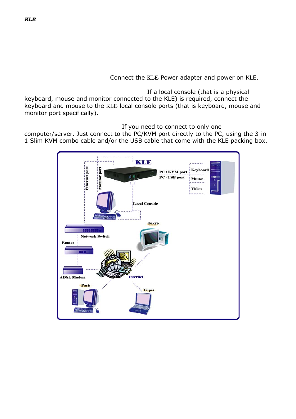 Kle intallation, Physical connections, Hysical | Onnections, 2 kle intallation, 1 physical connections | Linkskey LKV-IPM01 User Manual | Page 14 / 95