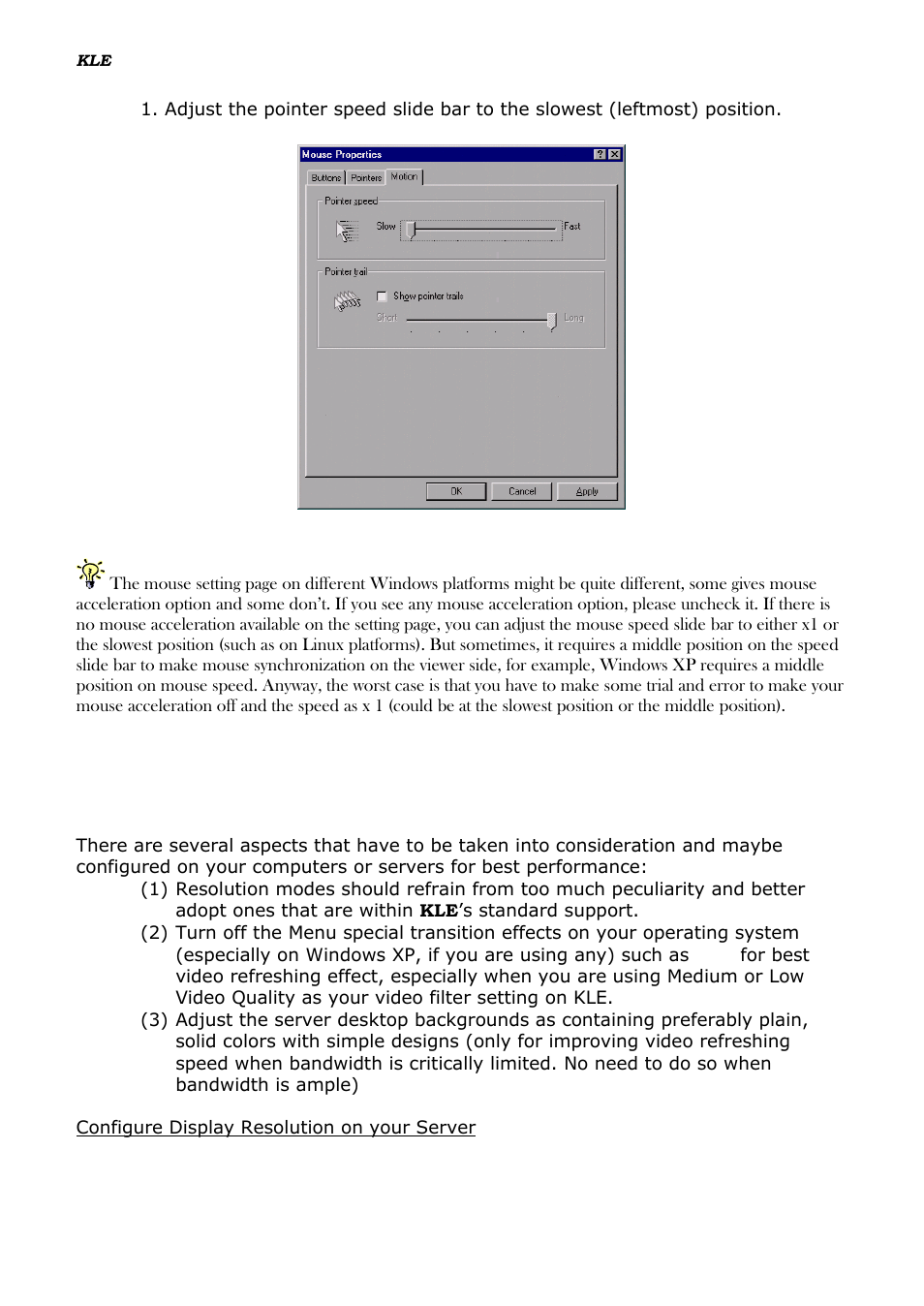 More tips for server desktop configuration, Ips for, Erver | Esktop, Onfiguration, 3 more tips for server desktop configuration | Linkskey LKV-IPM01 User Manual | Page 17 / 95