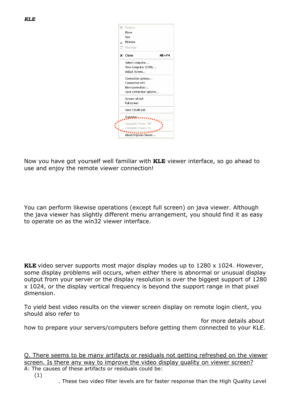 Java viewer characteristics, Common video display problem troubleshooting, Iewer | Haracteristics, Ommon, Ideo, Isplay, Roblem, Roubleshooting, 12 java viewer characteristics | Linkskey LKV-IPM01 User Manual | Page 45 / 95