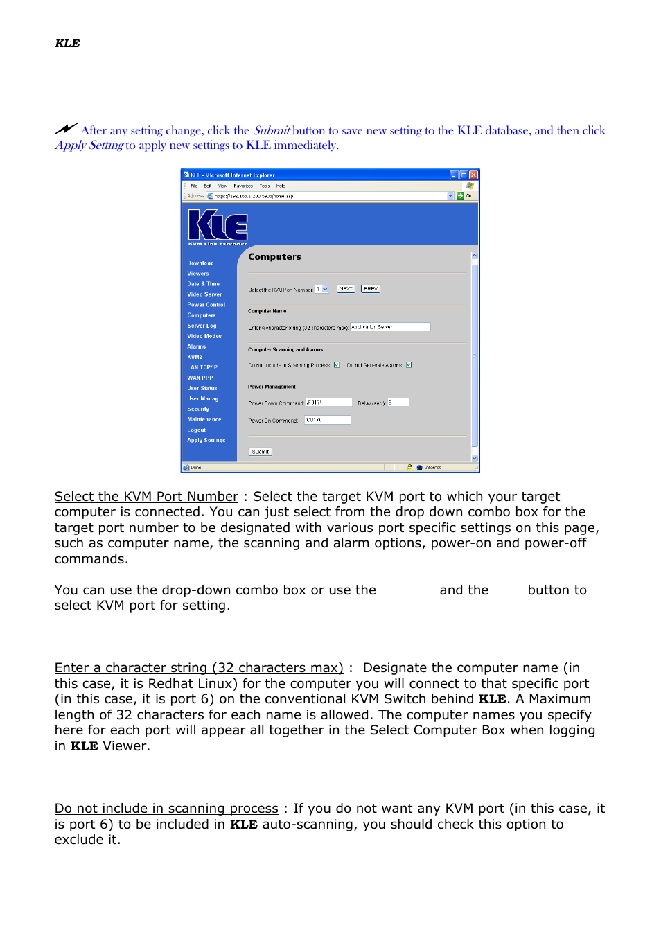 Omputers, Iscellaneous, Ettings for | Ideo, Ervers | Linkskey LKV-IPM01 User Manual | Page 58 / 95
