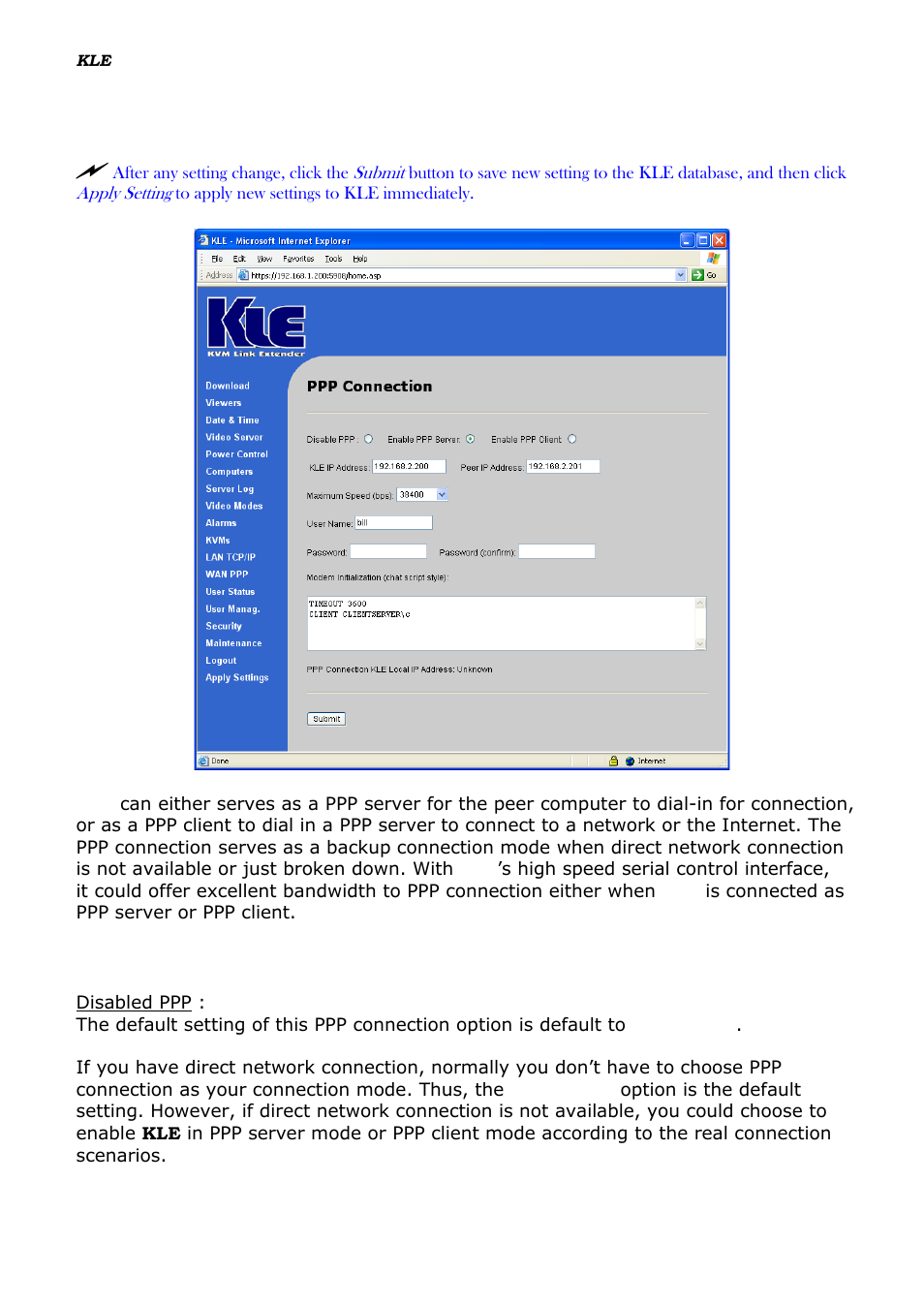 Wan ppp – ppp server and client, Erver and, Lient | 13 wan ppp – ppp server and client | Linkskey LKV-IPM01 User Manual | Page 74 / 95