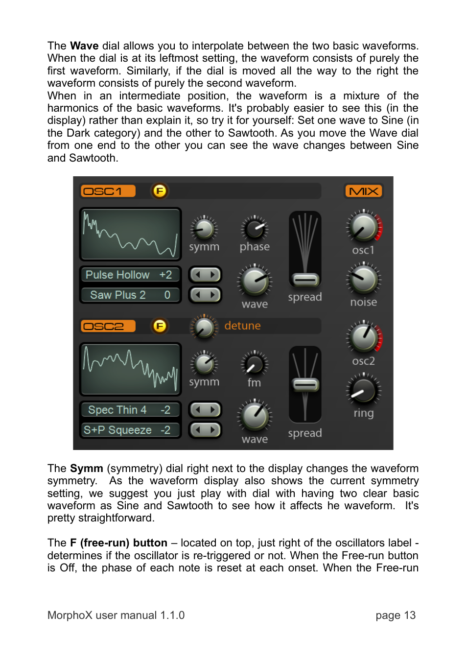 LinPlug MorphoX User Manual | Page 13 / 48