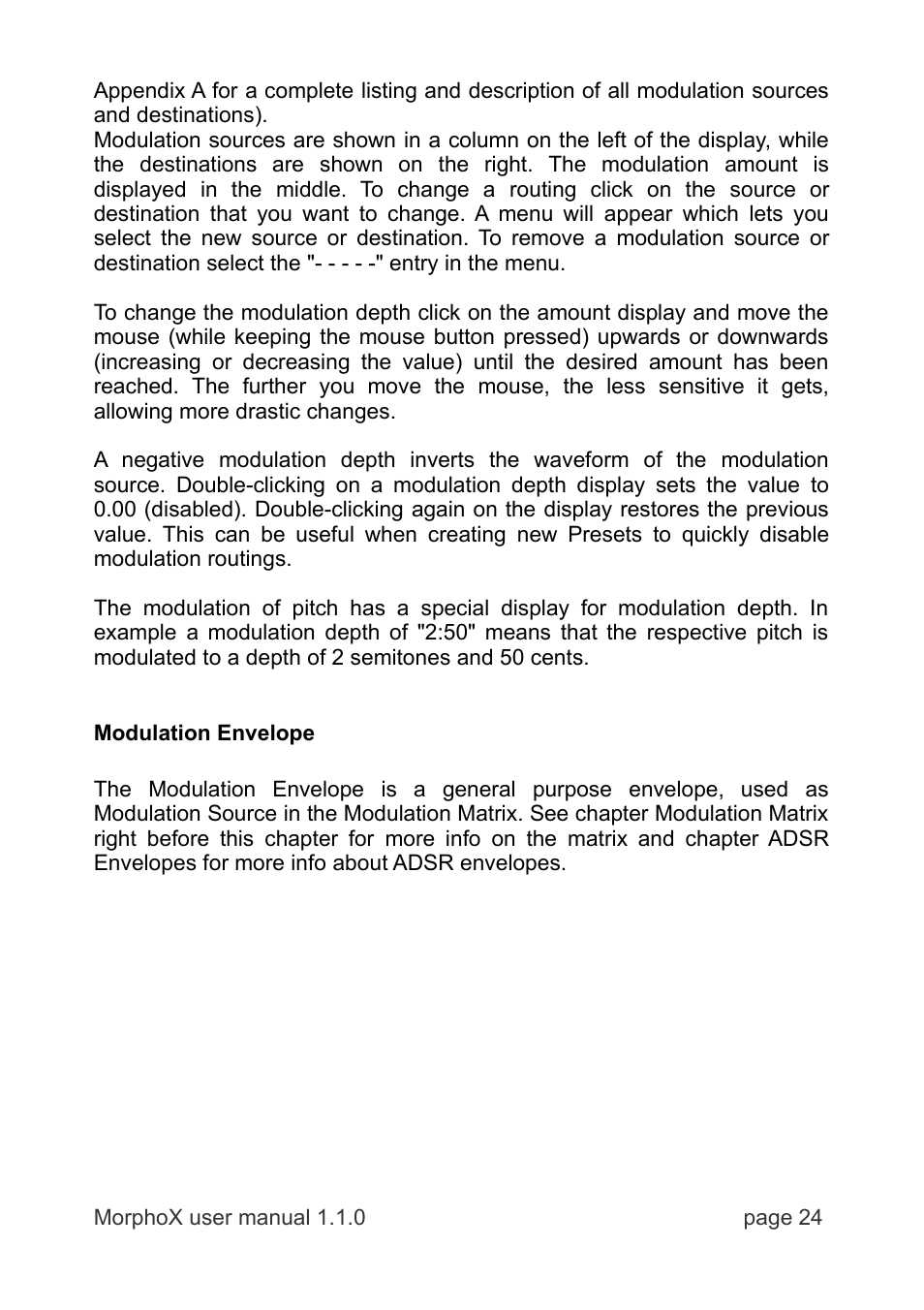 LinPlug MorphoX User Manual | Page 24 / 48