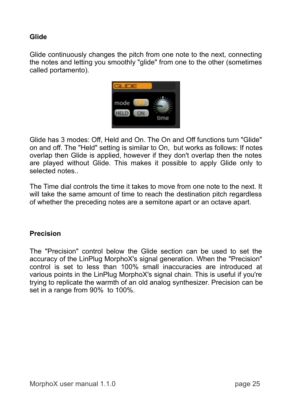 LinPlug MorphoX User Manual | Page 25 / 48