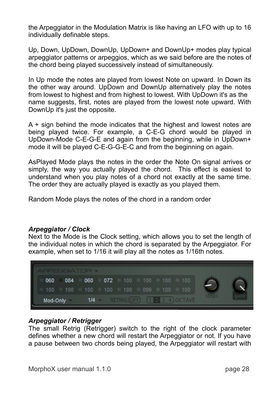 LinPlug MorphoX User Manual | Page 28 / 48