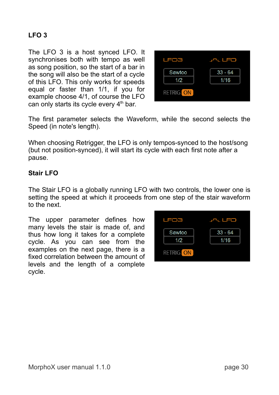LinPlug MorphoX User Manual | Page 30 / 48