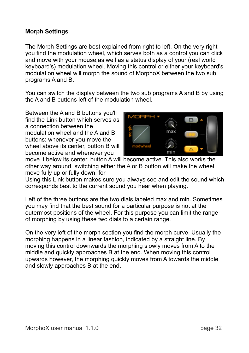 LinPlug MorphoX User Manual | Page 32 / 48
