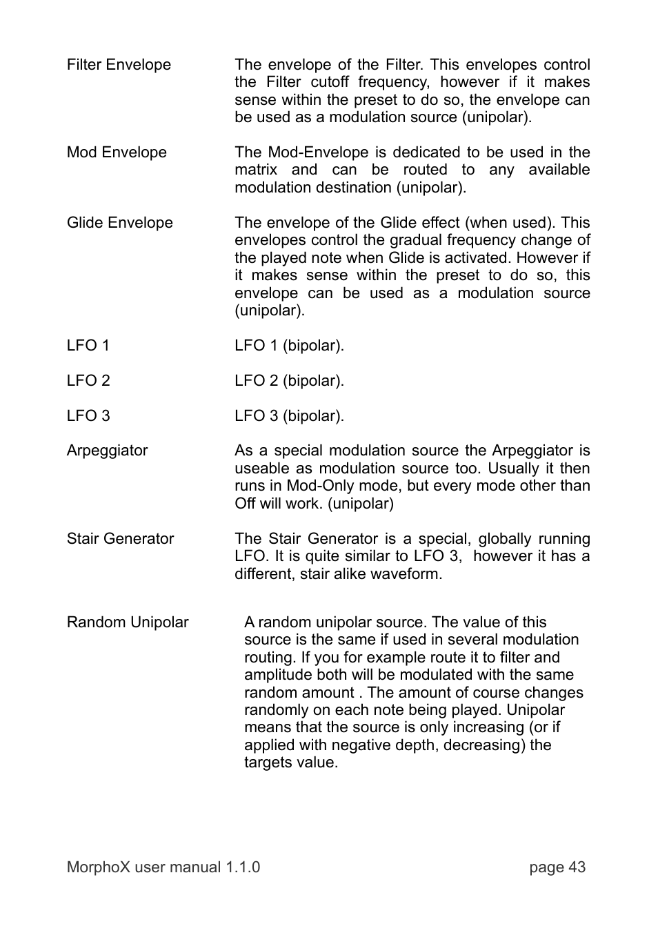 LinPlug MorphoX User Manual | Page 43 / 48