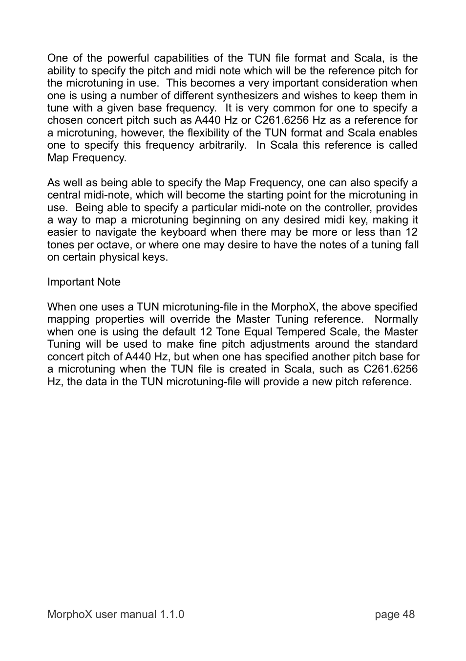 LinPlug MorphoX User Manual | Page 48 / 48