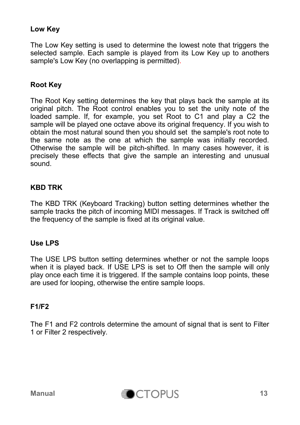 LinPlug Octopus User Manual | Page 15 / 62