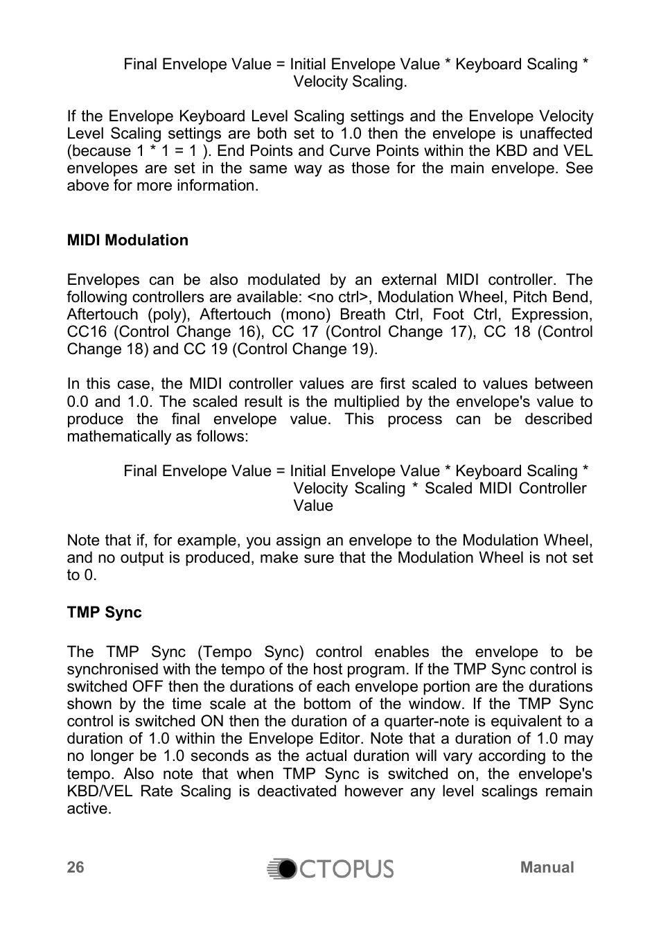 LinPlug Octopus User Manual | Page 28 / 62