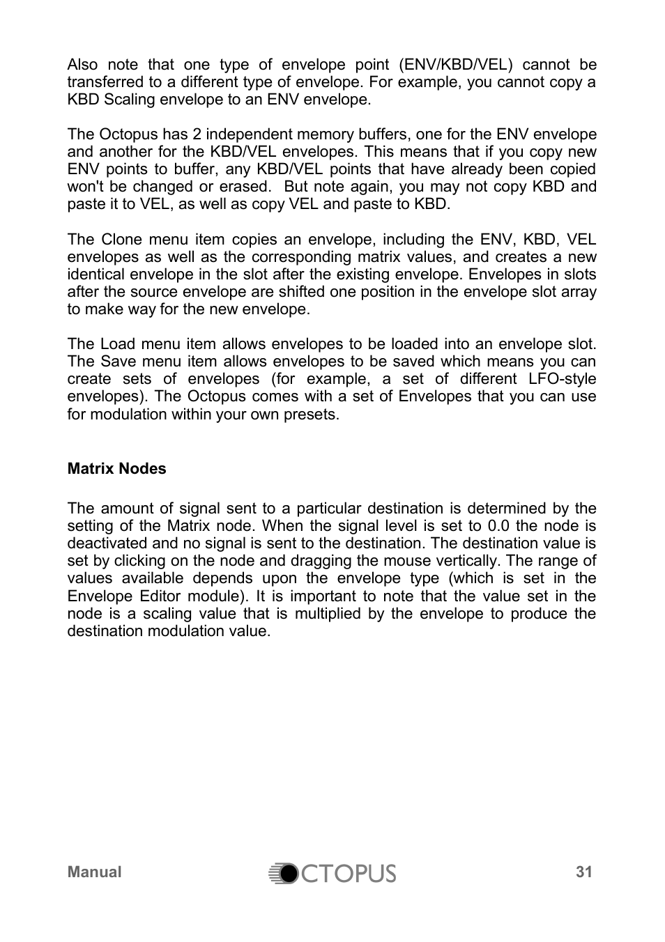 LinPlug Octopus User Manual | Page 33 / 62