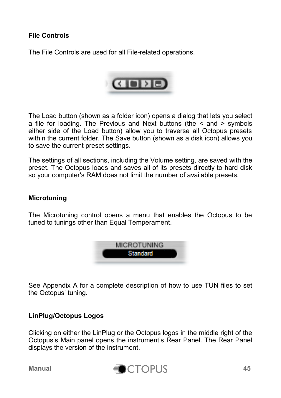 LinPlug Octopus User Manual | Page 47 / 62