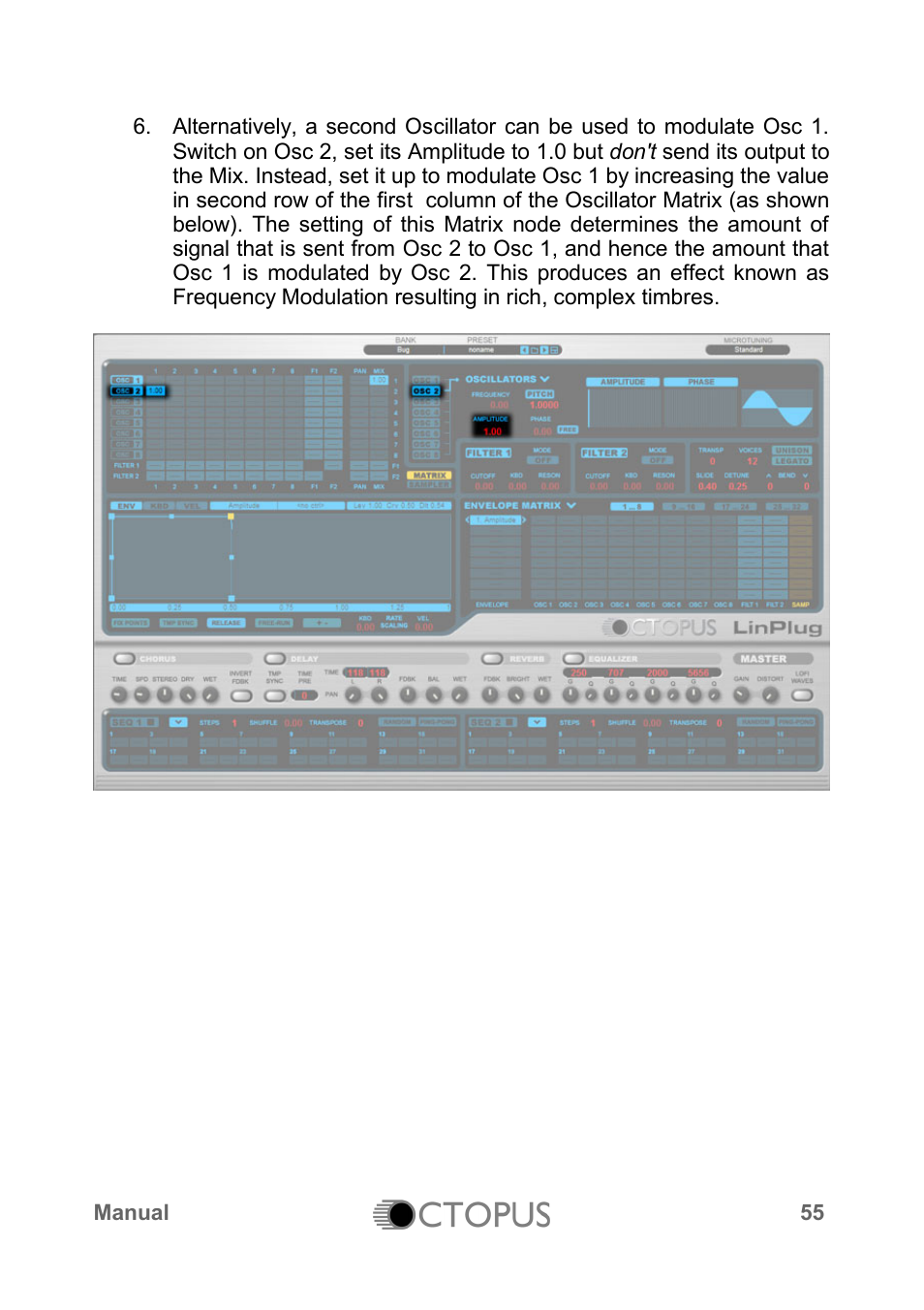 LinPlug Octopus User Manual | Page 57 / 62