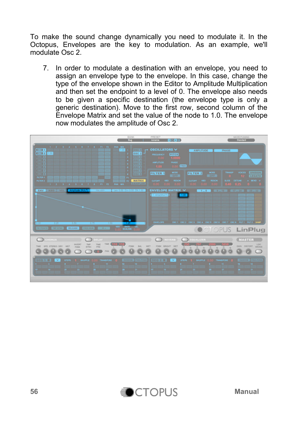 LinPlug Octopus User Manual | Page 58 / 62