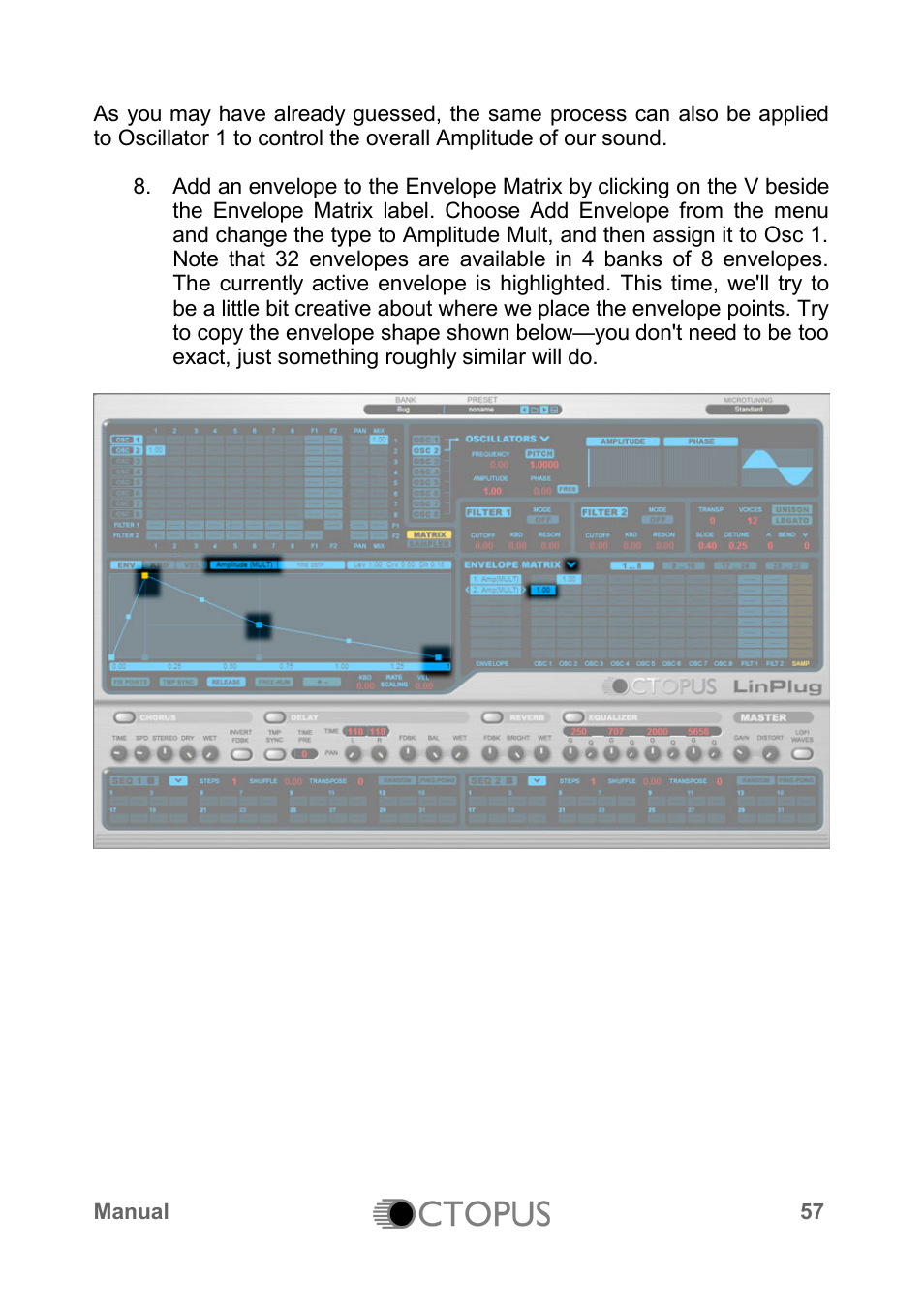 LinPlug Octopus User Manual | Page 59 / 62
