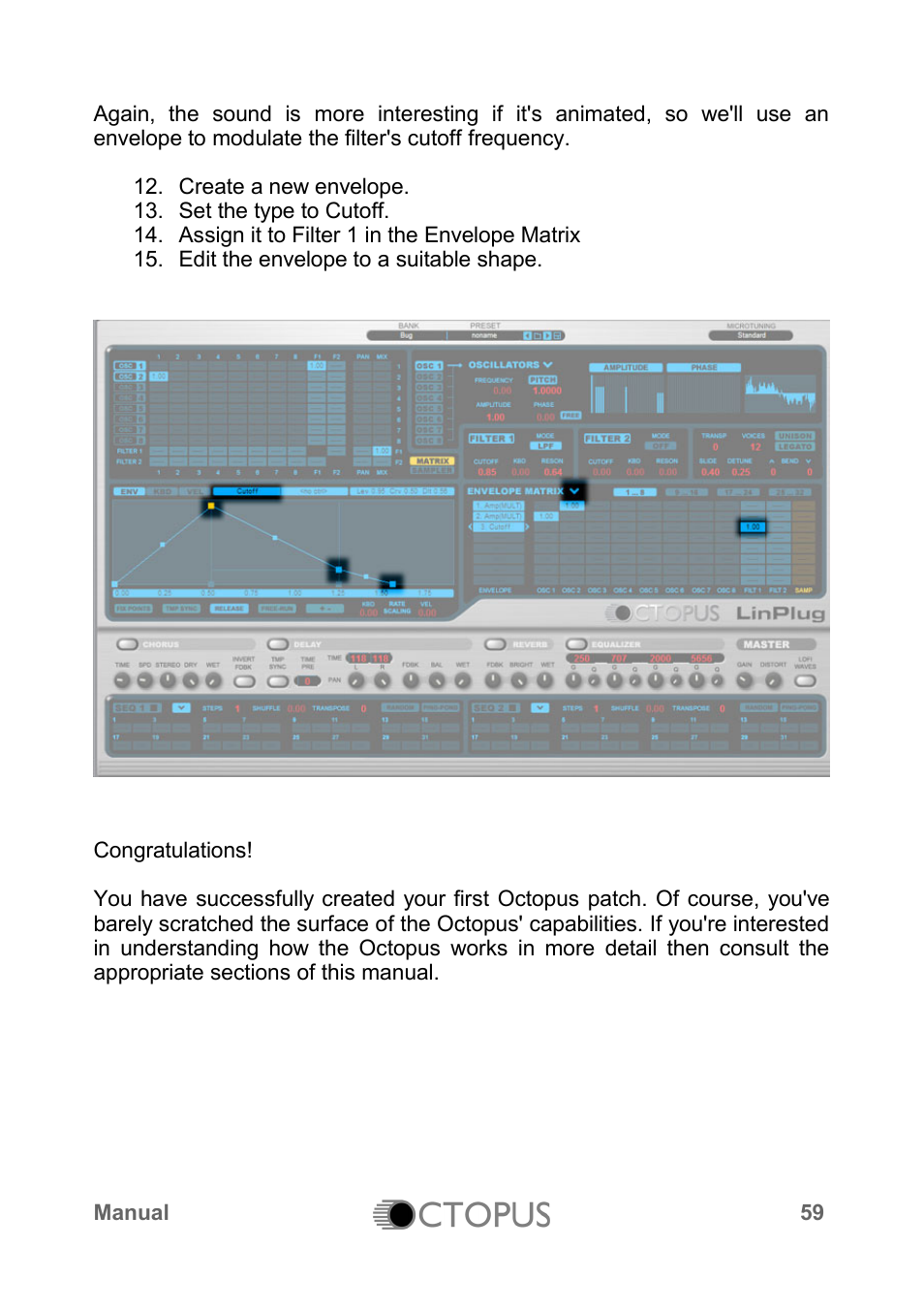 LinPlug Octopus User Manual | Page 61 / 62
