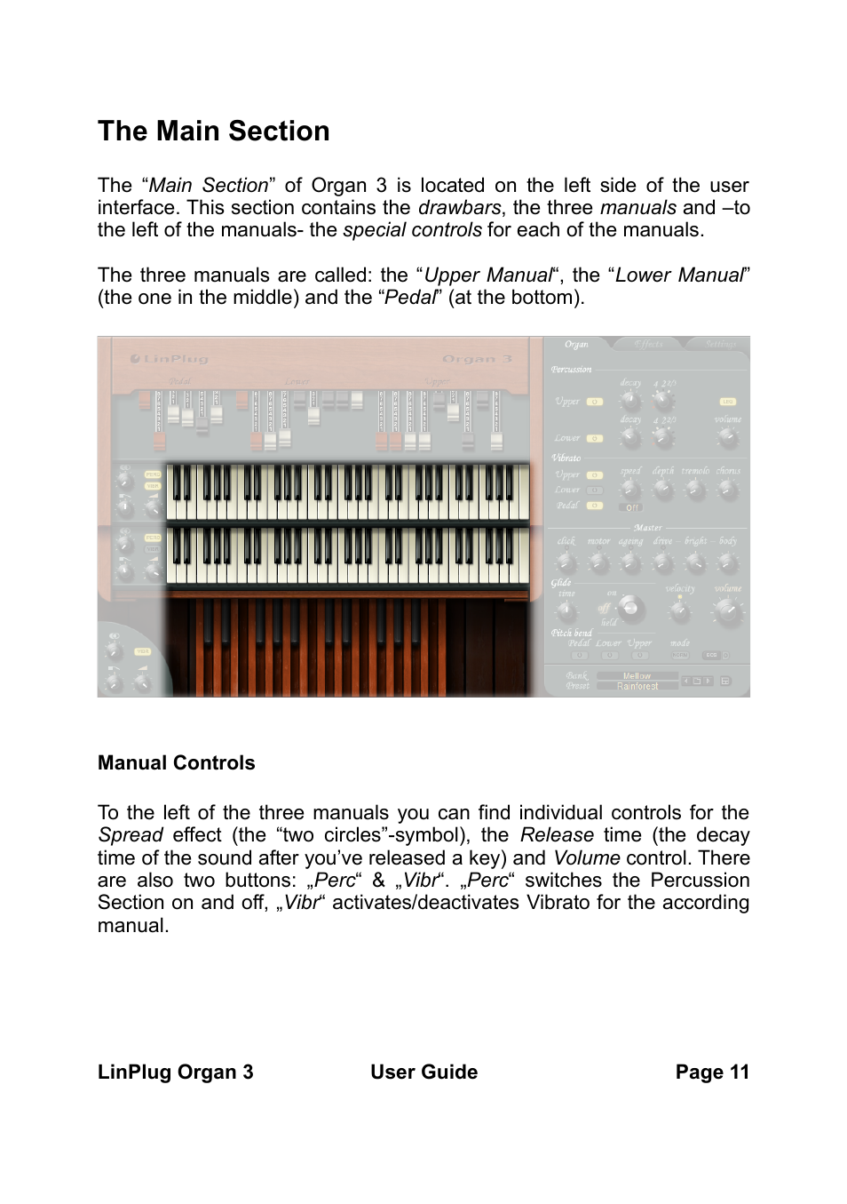 LinPlug Organ 3 User Manual | Page 11 / 46