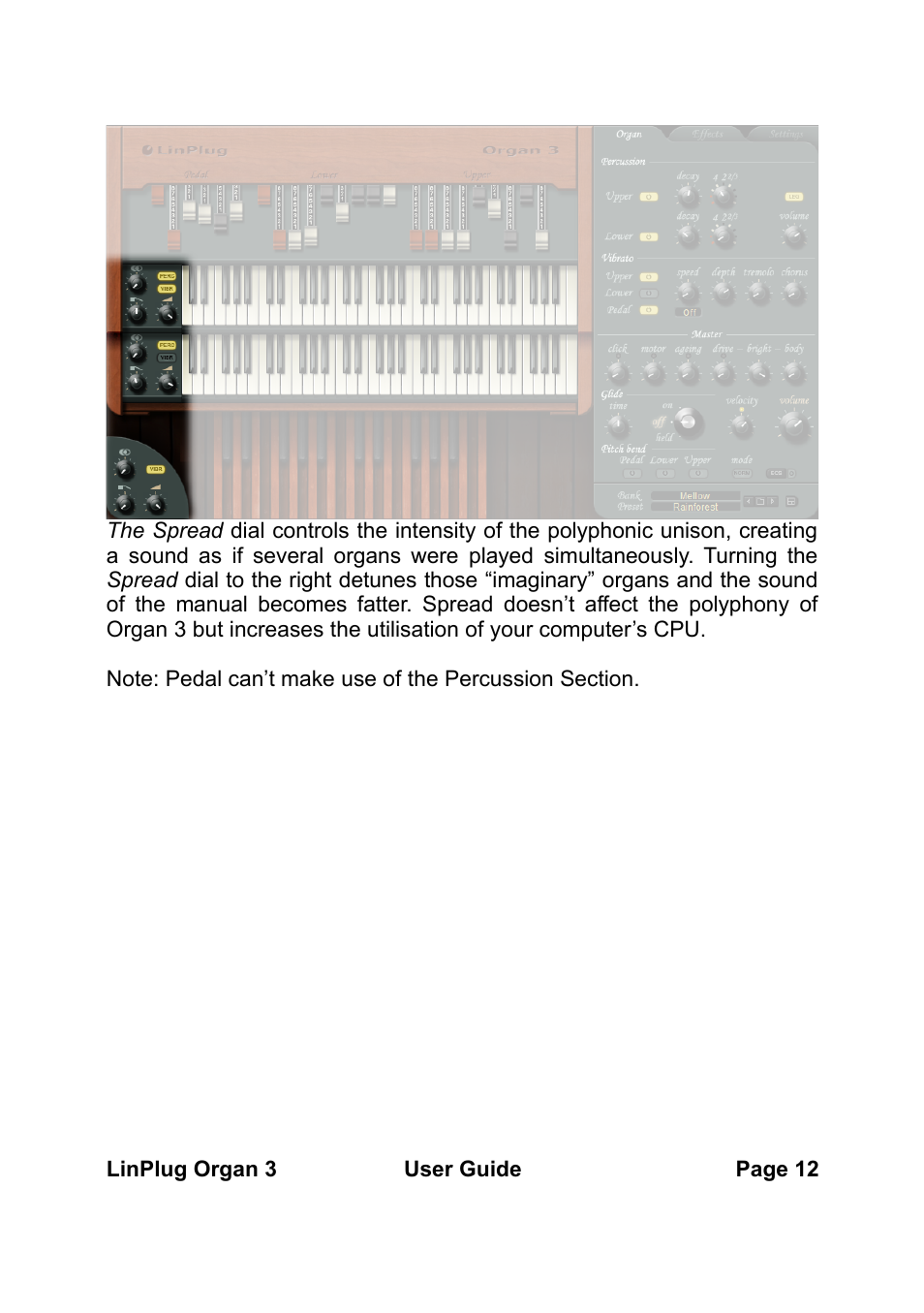 LinPlug Organ 3 User Manual | Page 12 / 46