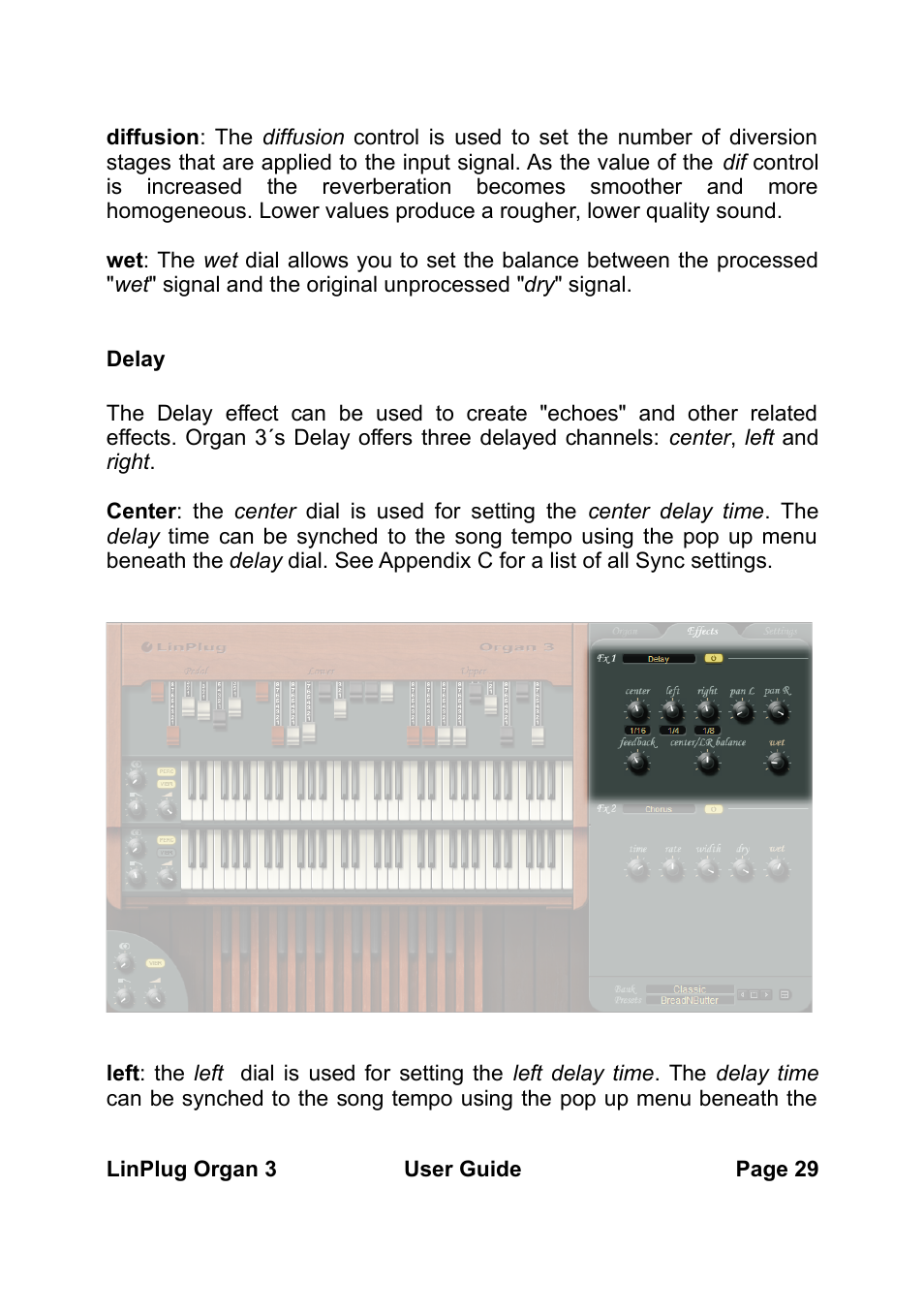 LinPlug Organ 3 User Manual | Page 29 / 46