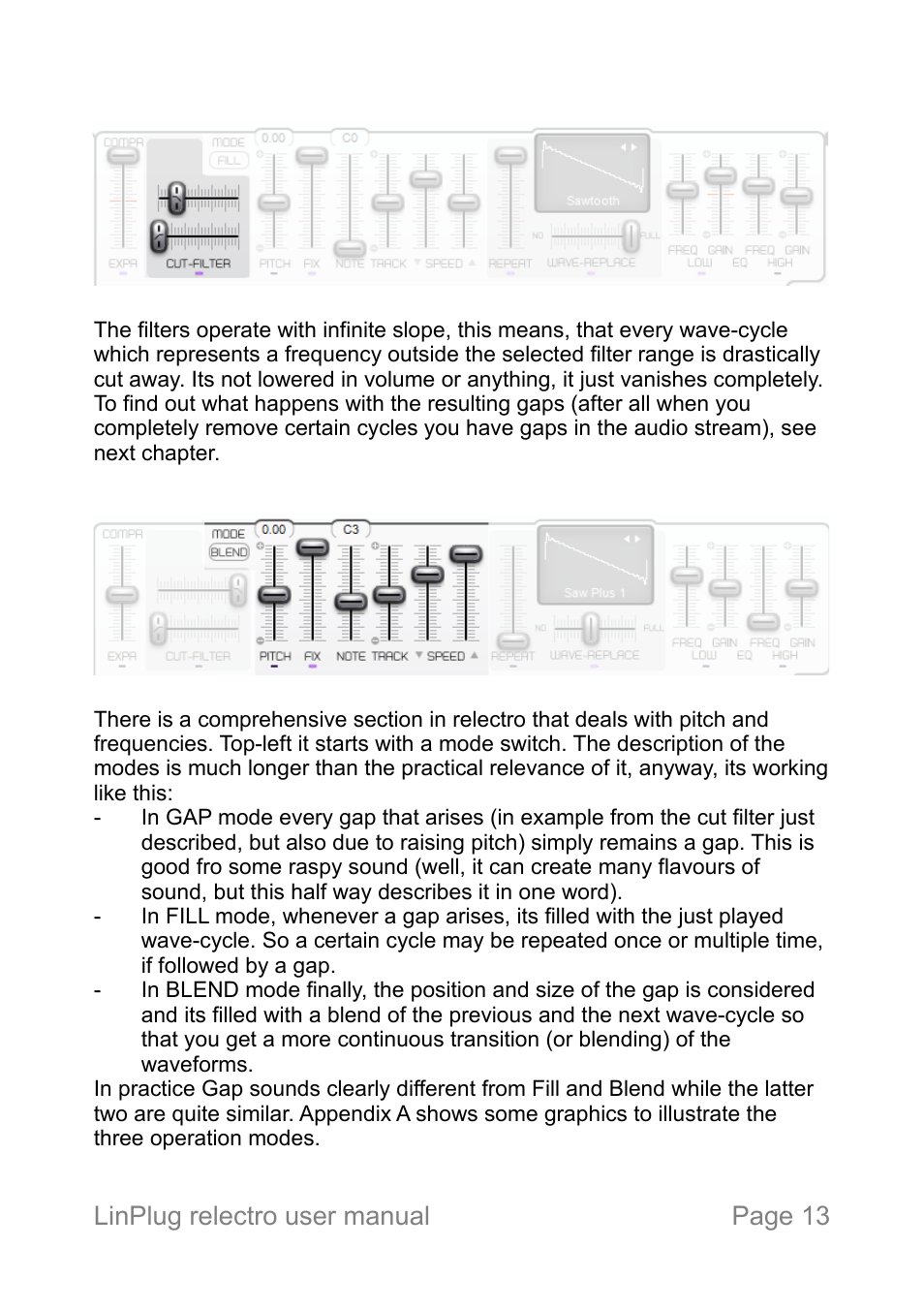 Linplug relectro user manual page 13 | LinPlug relectro User Manual | Page 13 / 32