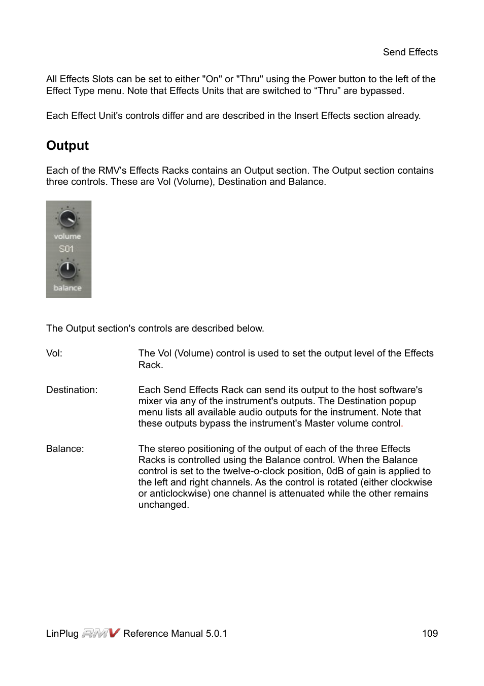 Output | LinPlug RMV User Manual | Page 109 / 154