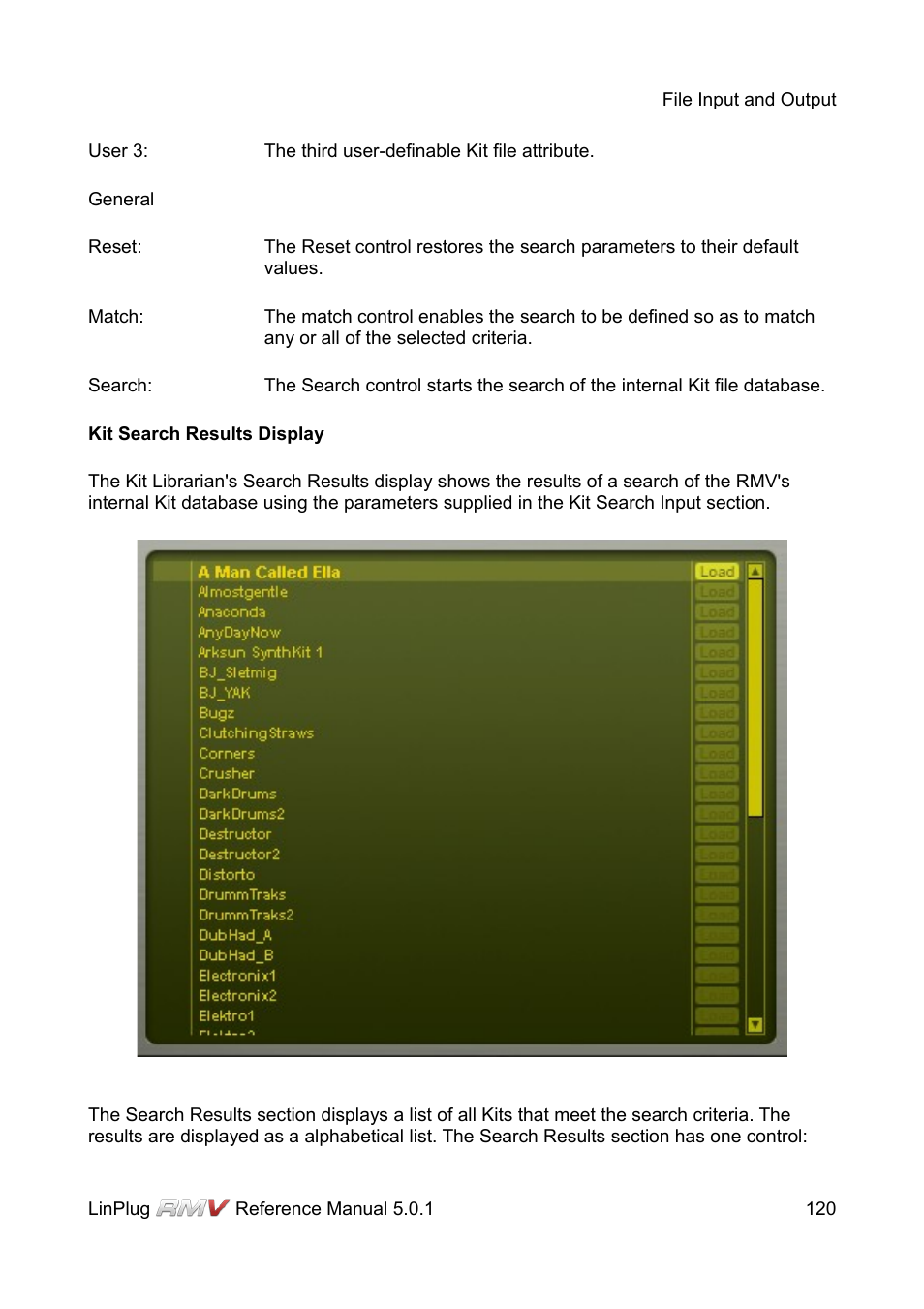 LinPlug RMV User Manual | Page 120 / 154