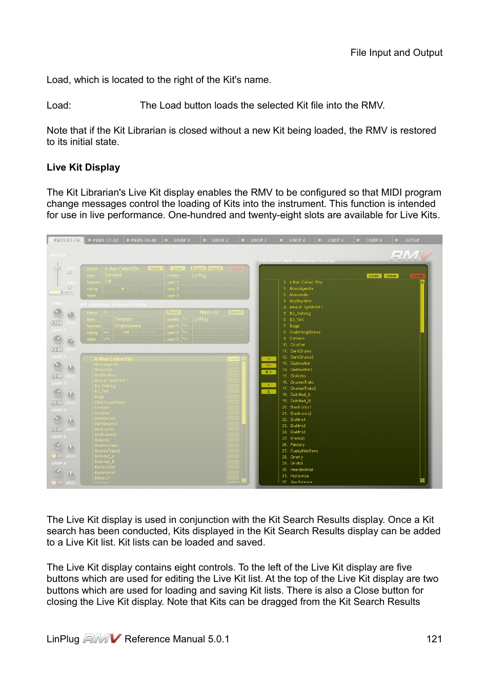 LinPlug RMV User Manual | Page 121 / 154