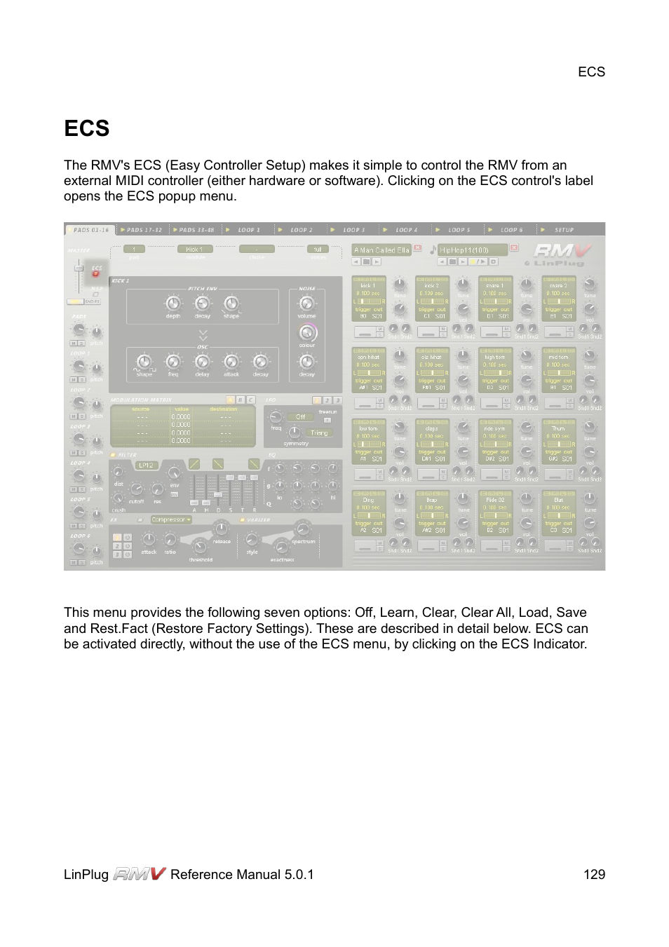 LinPlug RMV User Manual | Page 129 / 154