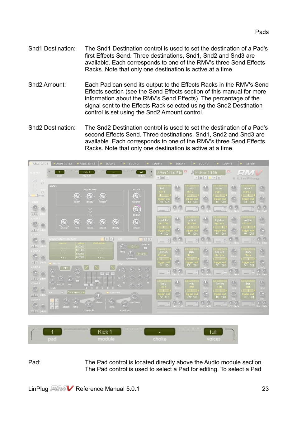 LinPlug RMV User Manual | Page 23 / 154
