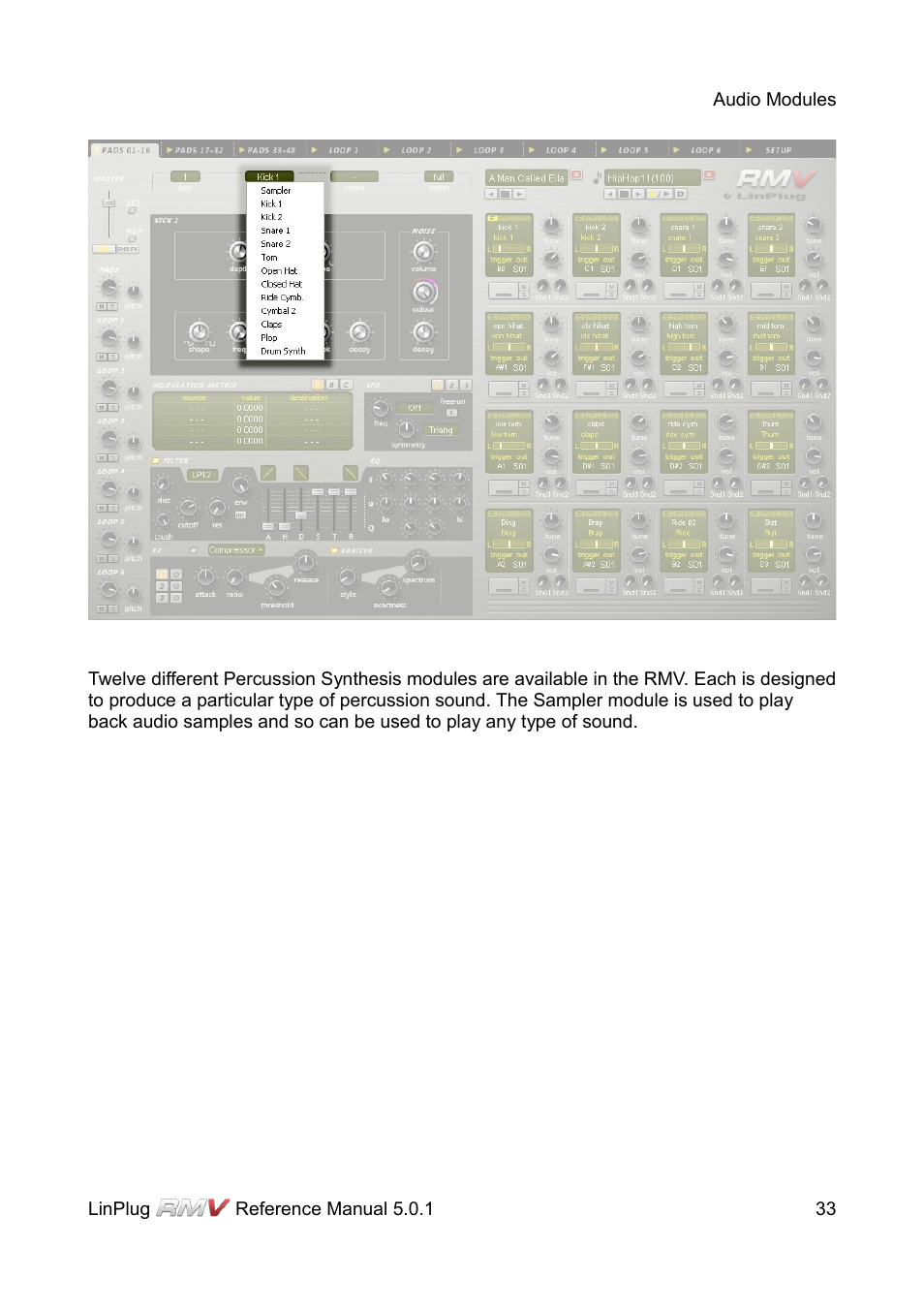 LinPlug RMV User Manual | Page 33 / 154